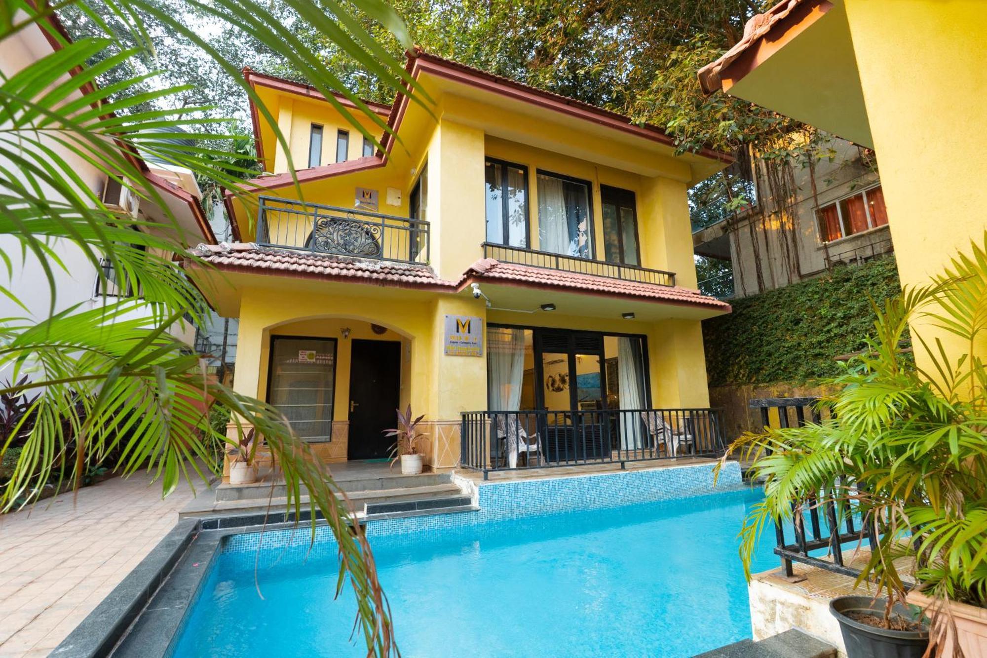 Villa M - Lagoon 4 Calangute 3Bhk Pool Facing, Breakfast Included Goa Velha Esterno foto