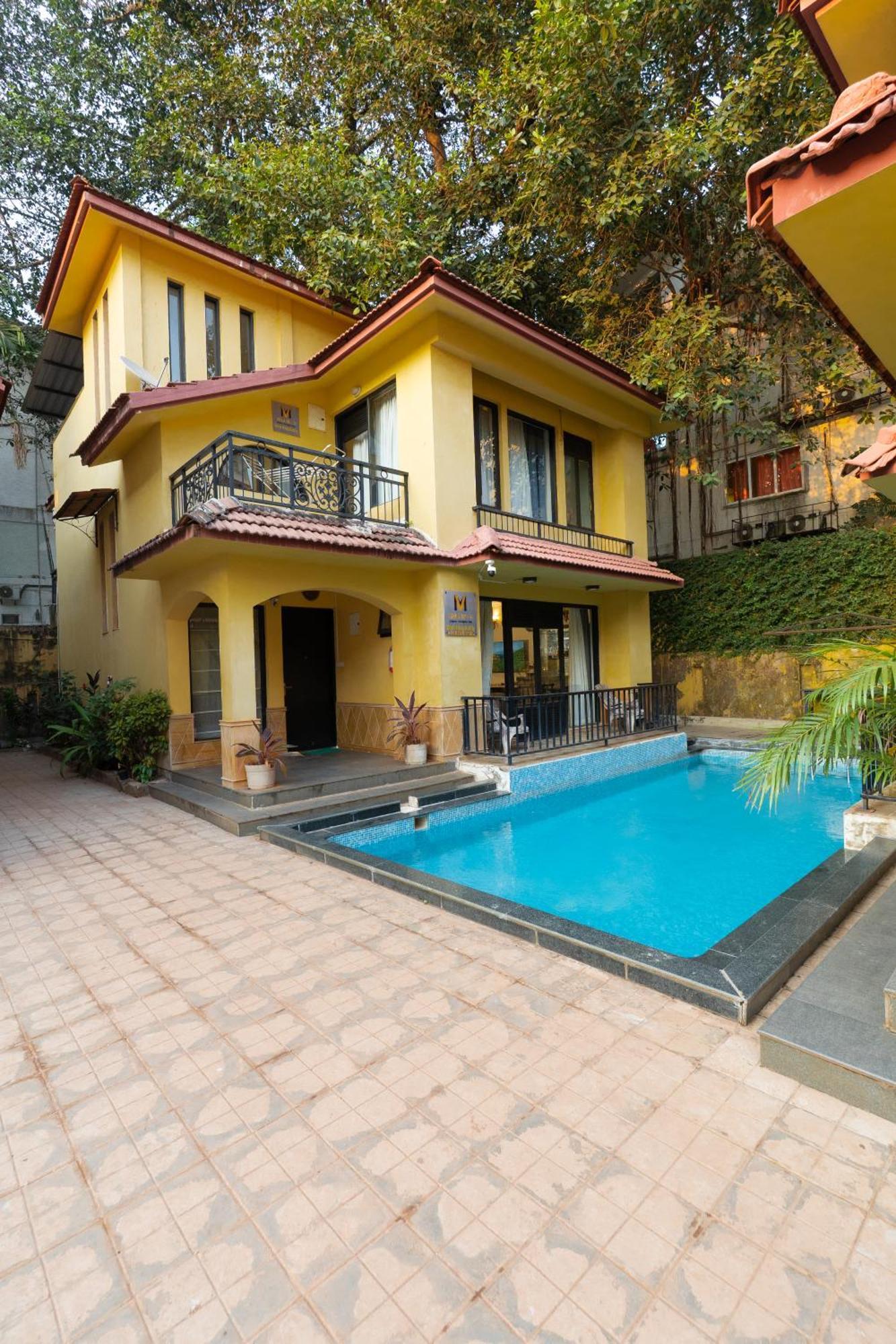 Villa M - Lagoon 4 Calangute 3Bhk Pool Facing, Breakfast Included Goa Velha Esterno foto