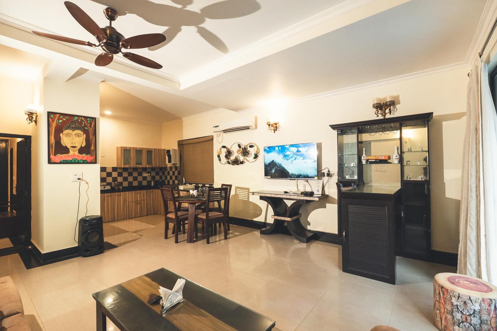 Villa M - Lagoon 4 Calangute 3Bhk Pool Facing, Breakfast Included Goa Velha Esterno foto